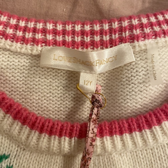 LoveShackFancy Strawberry sweater - Picture 2 of 8